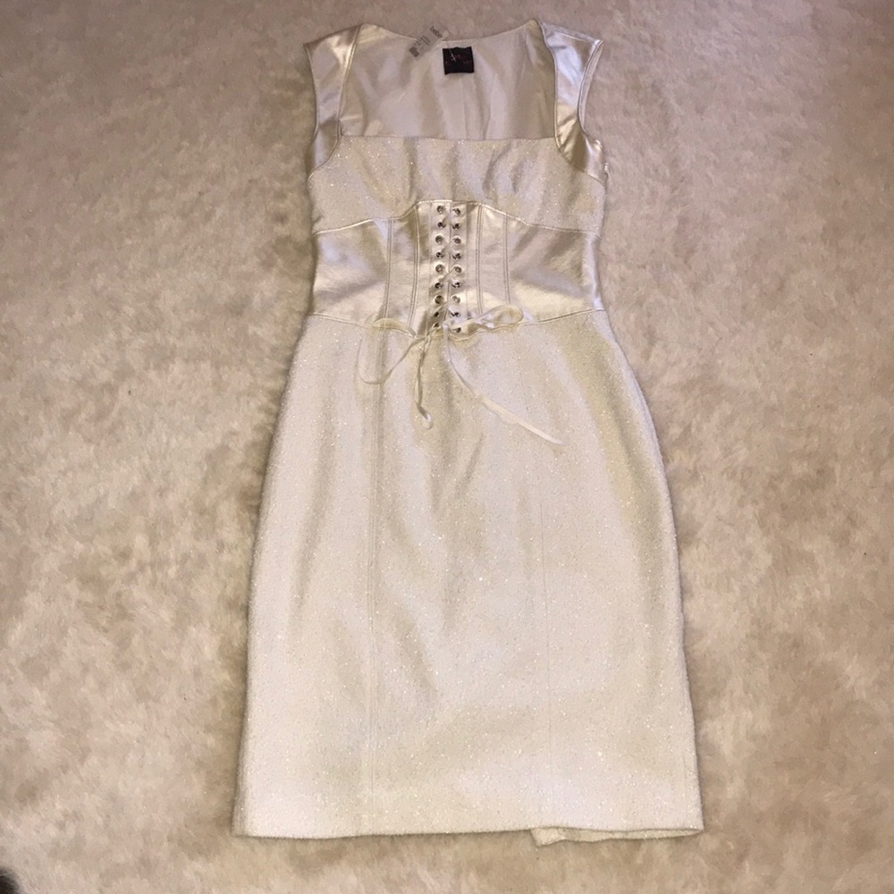 NWT romantic steam punk corset dress from BEBE